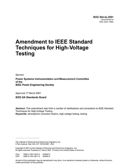 Standards PDF Cover Page