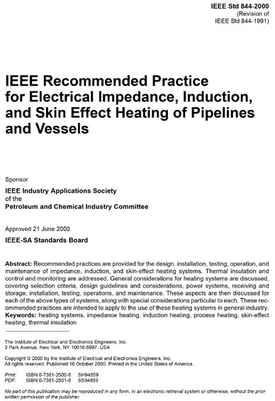 Standards PDF Cover Page