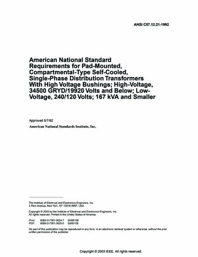 Standards PDF Cover Page