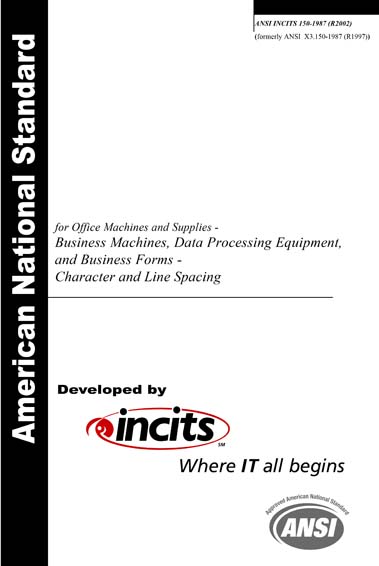Standards PDF Cover Page