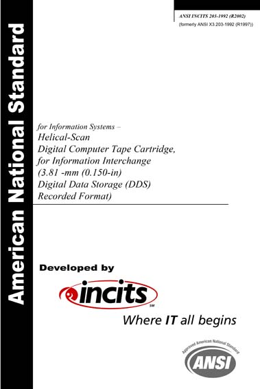 Standards PDF Cover Page