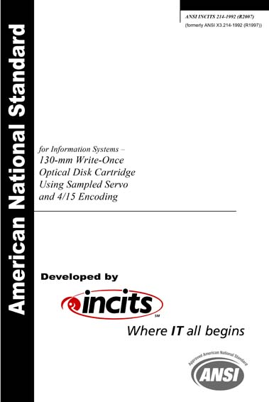 Standards PDF Cover Page