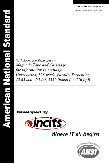 Standards PDF Cover Page
