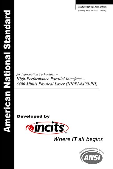 Standards PDF Cover Page