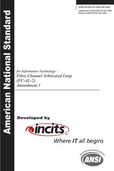 Standards PDF Cover Page