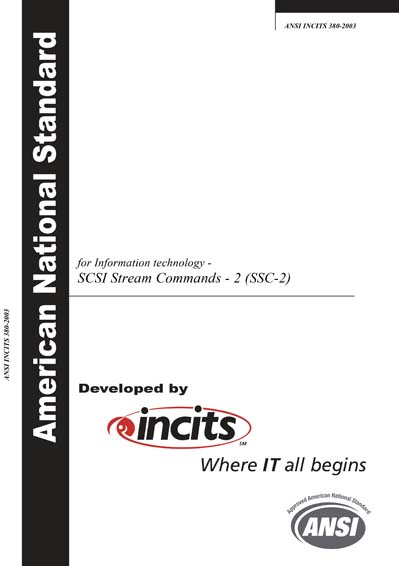 Standards PDF Cover Page