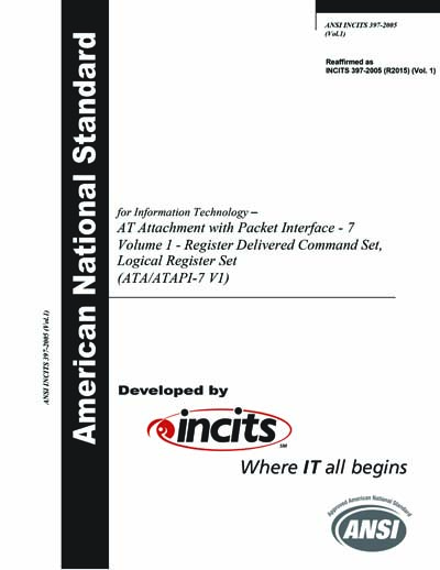 Standards PDF Cover Page