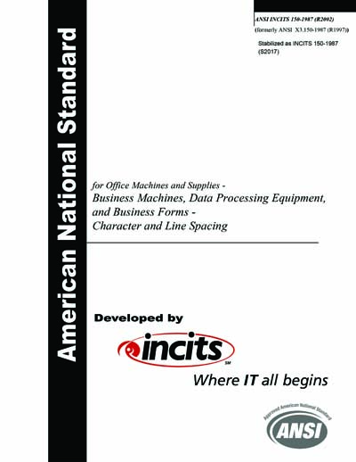 Standards PDF Cover Page