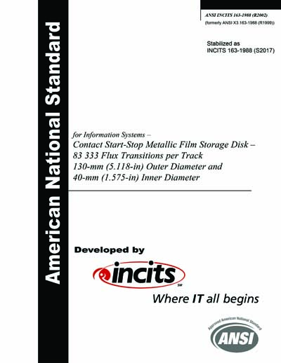 Standards PDF Cover Page