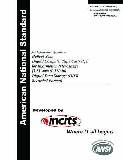 Standards PDF Cover Page