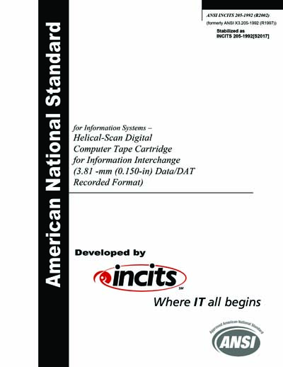 Standards PDF Cover Page