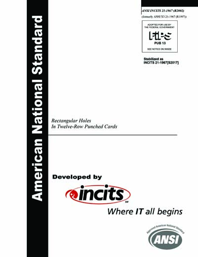 Standards PDF Cover Page