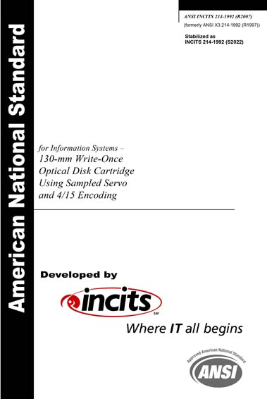 Standards PDF Cover Page