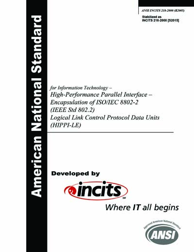 Standards PDF Cover Page