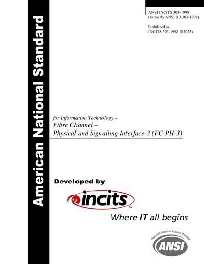 Standards PDF Cover Page