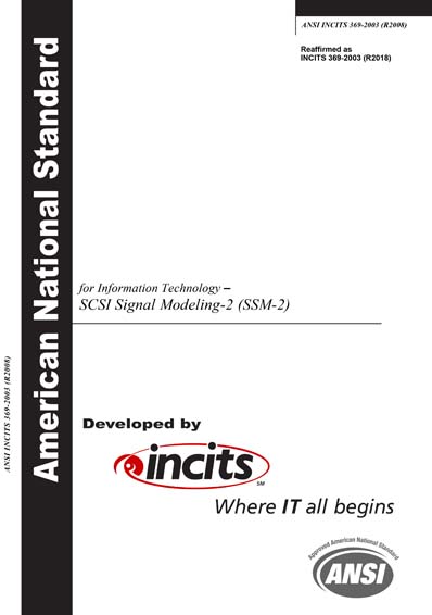 Standards PDF Cover Page