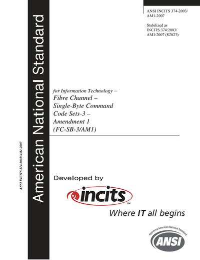 Standards PDF Cover Page