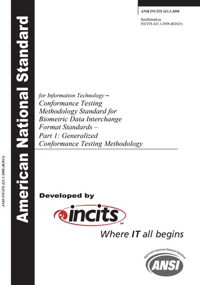 Standards PDF Cover Page