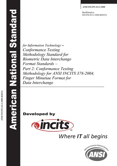 Standards PDF Cover Page