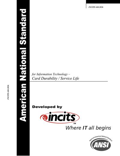 Standards PDF Cover Page