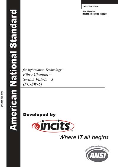 Standards PDF Cover Page