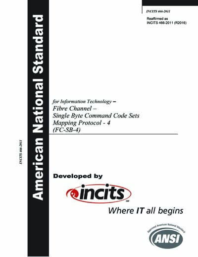 Standards PDF Cover Page