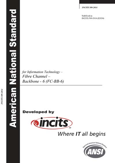 Standards PDF Cover Page