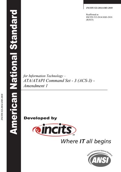 Standards PDF Cover Page