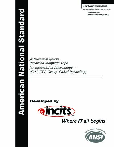 Standards PDF Cover Page