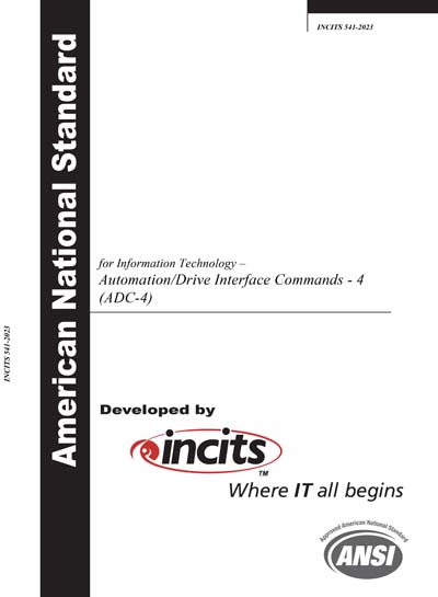 Standards PDF Cover Page