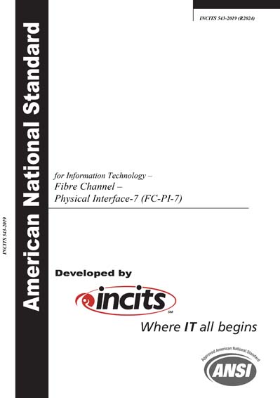 Standards PDF Cover Page