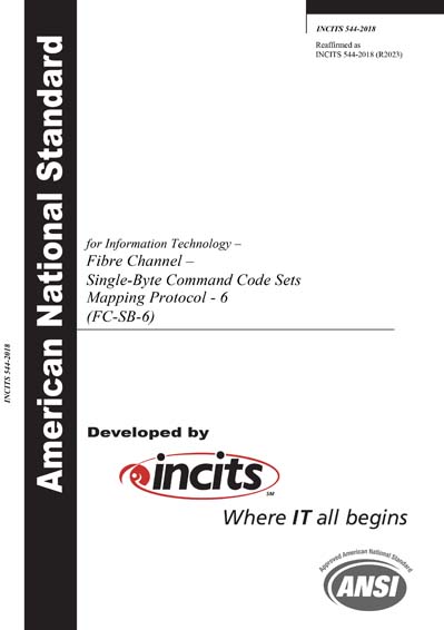Standards PDF Cover Page