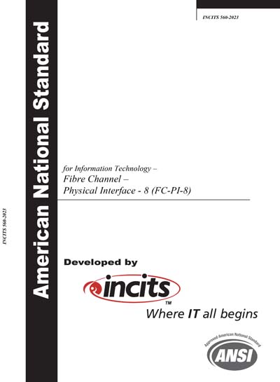 Standards PDF Cover Page