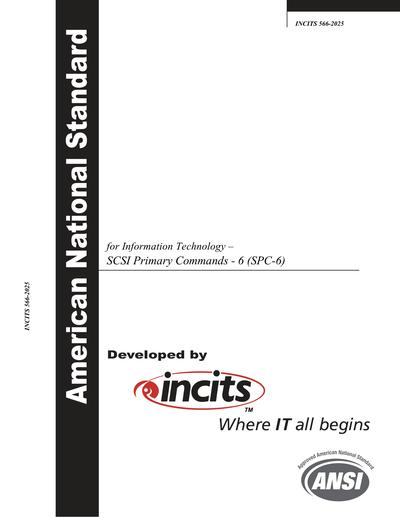 Standards PDF Cover Page