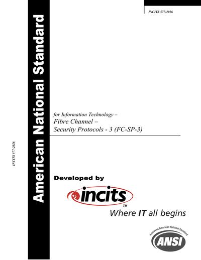 Standards PDF Cover Page