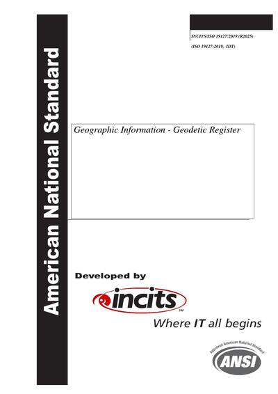 Standards PDF Cover Page