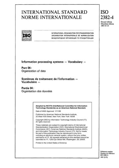Standards PDF Cover Page