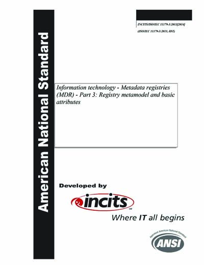 Standards PDF Cover Page