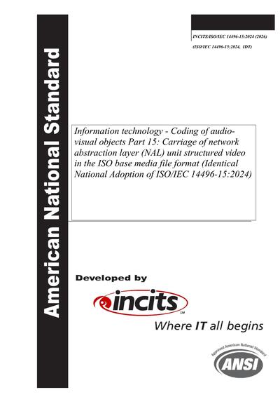 Standards PDF Cover Page