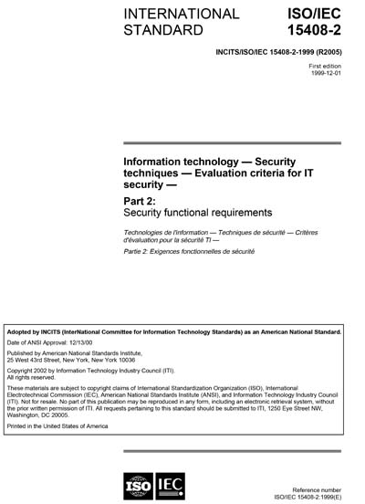 Standards PDF Cover Page
