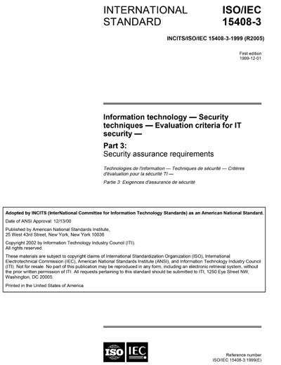 Standards PDF Cover Page
