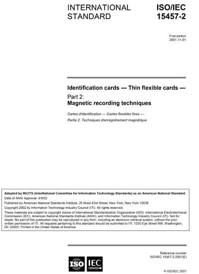 Standards PDF Cover Page