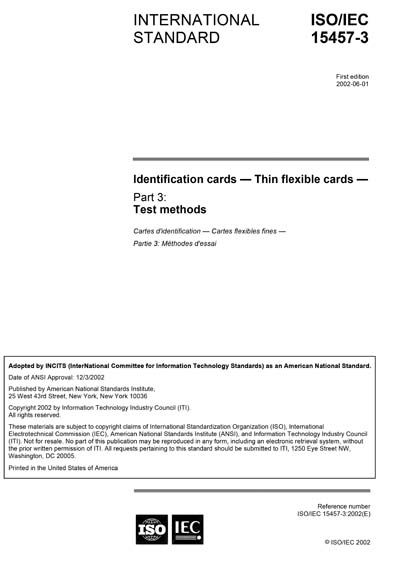 Standards PDF Cover Page