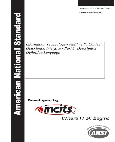 Standards PDF Cover Page
