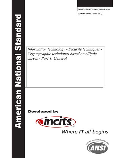 Standards PDF Cover Page