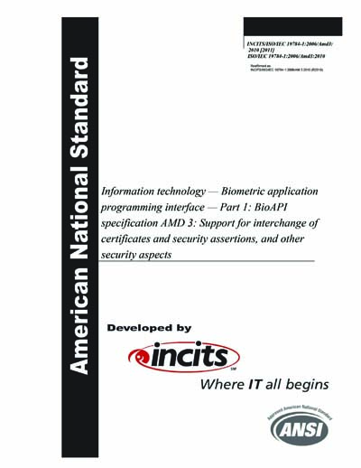 Standards PDF Cover Page