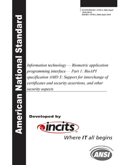 Standards PDF Cover Page