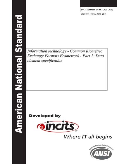 Standards PDF Cover Page