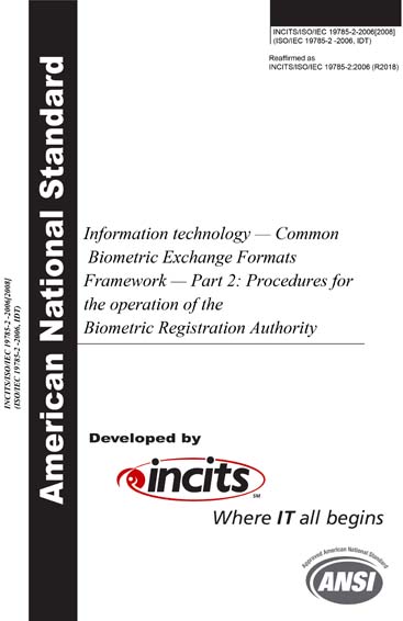 Standards PDF Cover Page