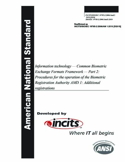 Standards PDF Cover Page
